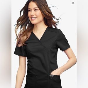 Cherokee SCRUBS SET women’s workwear black M Shirt S TALL pants